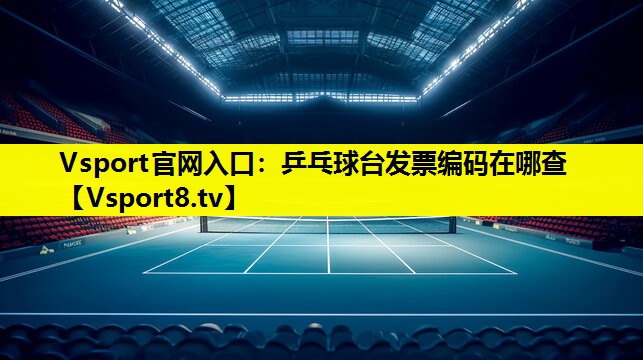 Vsport官网入口：乒乓球台发票编码在哪查